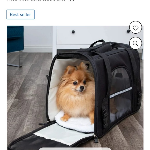 Paws & Pals Pet Carrier Airline Approved Soft-Sided Cats, dogs nwt - Picture 6 of 10